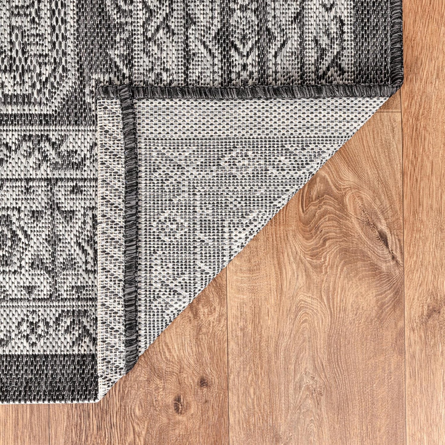 Keen Home Design Terrace Outdoor Area Rug - 6x9 Washable Indoor/Outdoor Rug for Patio, Kitchen, Balcony, Beach, Garden, Deck and Porch, Size: 6'x8'10"