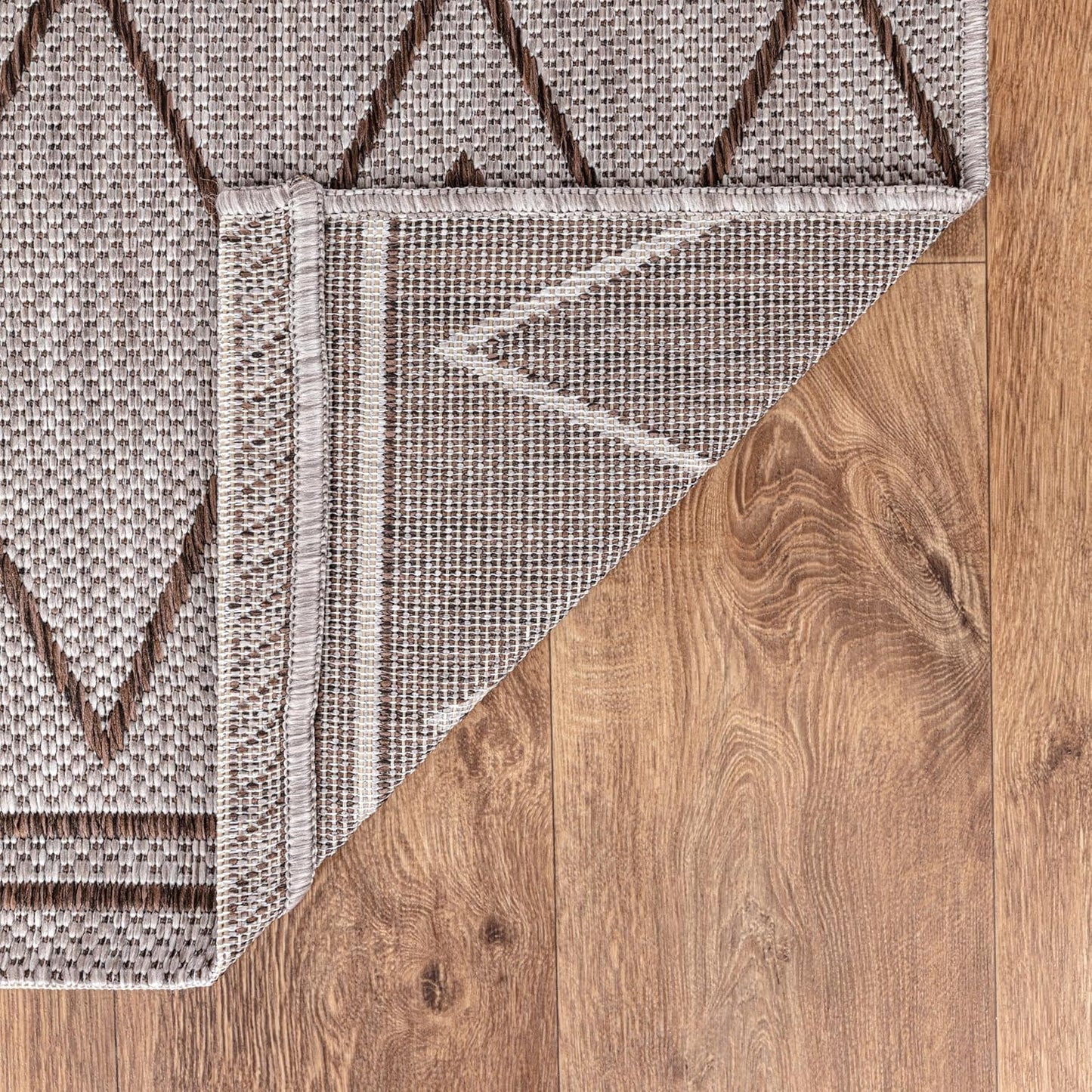 Keen Home Design Terrace Outdoor Area Rug - 6x9 Washable Indoor/Outdoor Rug for Patio, Kitchen, Balcony, Beach, Garden, Deck and Porch, Size: 6'x8'10"